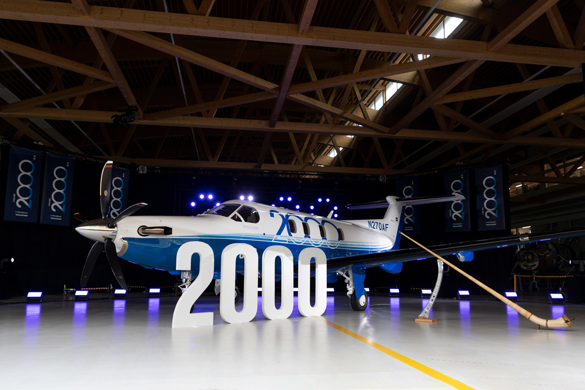 Pilatus поставил 2000-й РС-12
