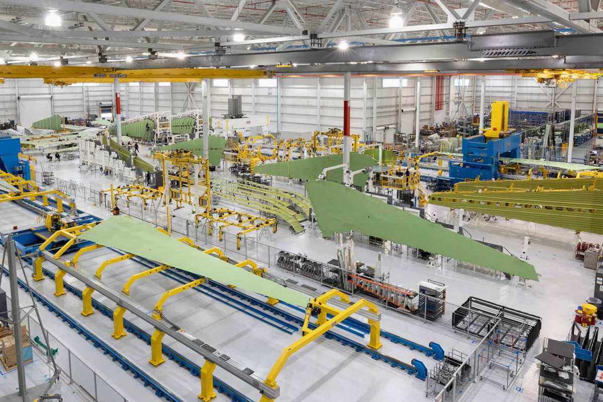 Gulfstream готовится увеличить производство крыльев