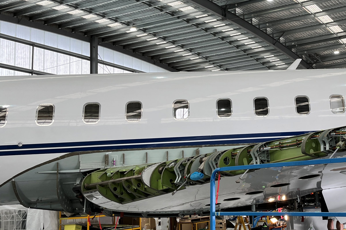 ExecuJet MRO Services Australia выполнила самый тяжелый чек Global Express