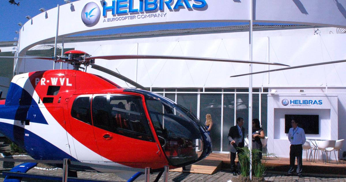 Helibras продолжает доминировать на вертолетном рынке Бразилии