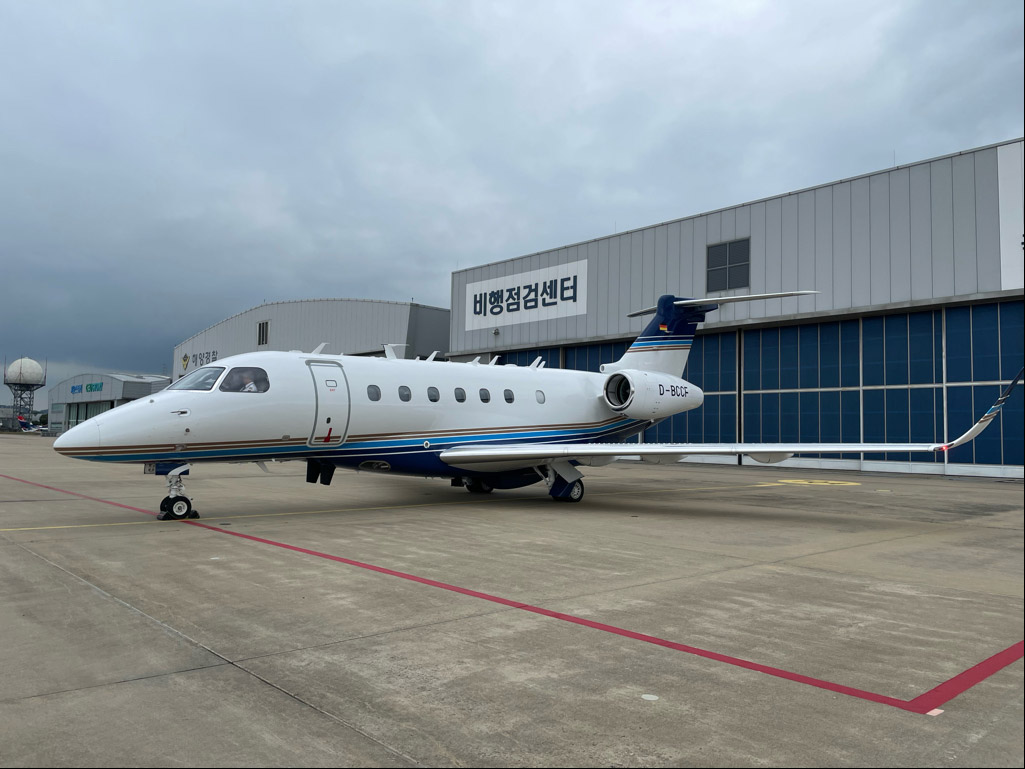 Первый Praetor 600 отправился в Южную Корею в качестве калибровщика