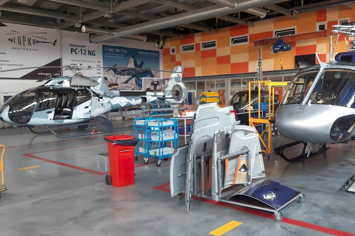 Вертодром «Горка» стал сертифицированным центром ТОиР Airbus Helicopters