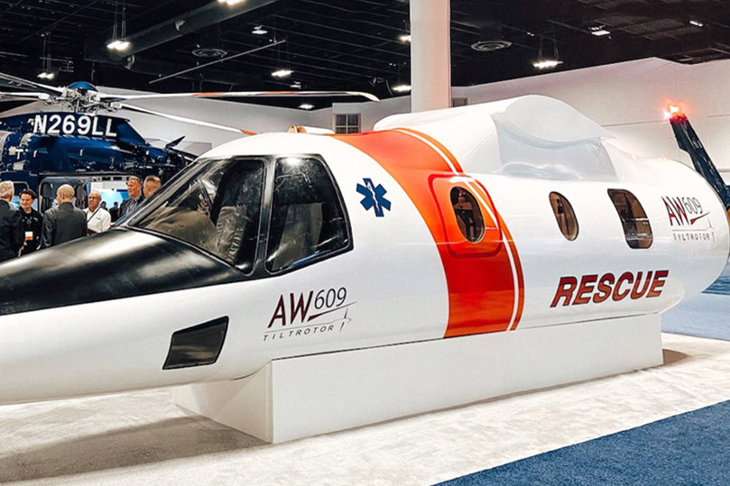 Leonardo показала медицинский салон для AW609
