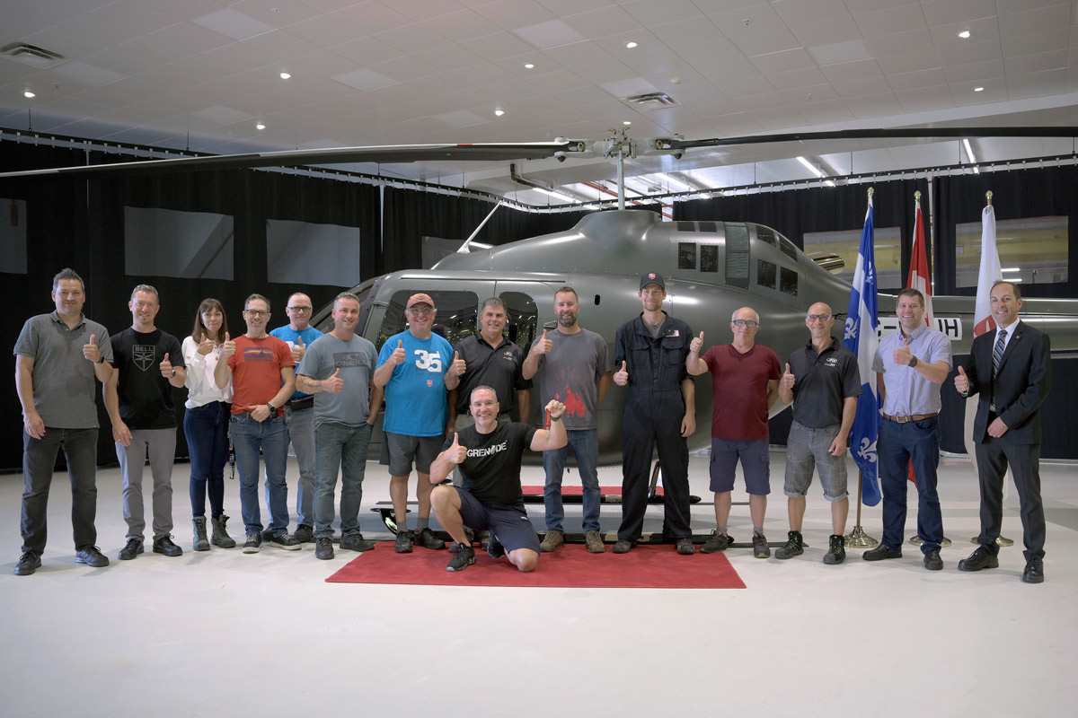 Bell объявляет о поставке 400-го вертолета Bell 505