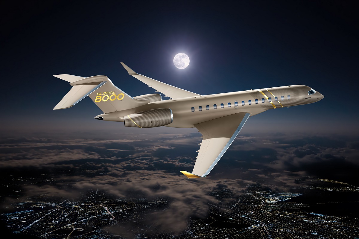 Поставки Global 8000 начнутся во второй половине 2025 года