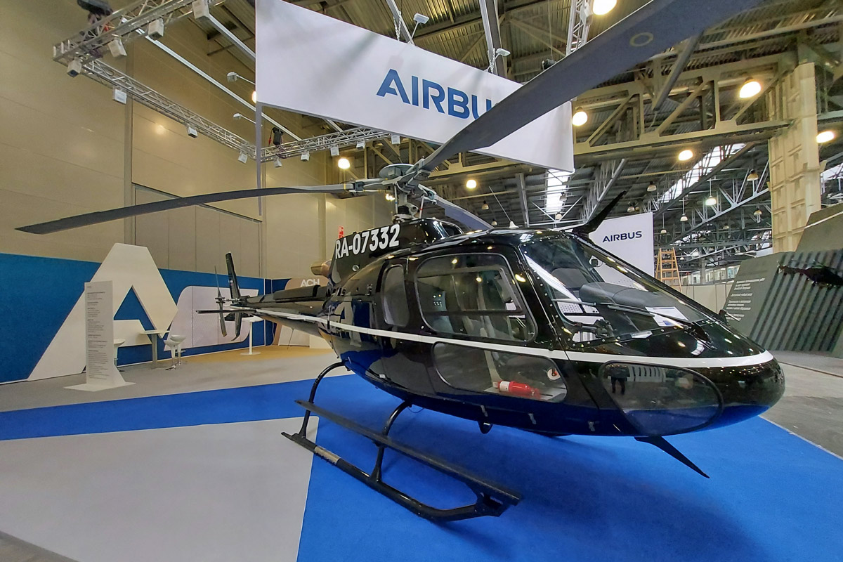 Airbus покажет вертолет Н125 на выставке HeliRussia 2021