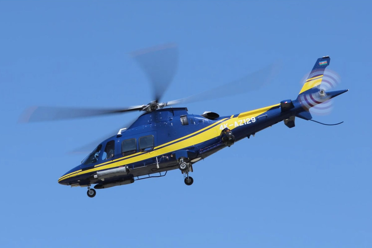 ASG Helicopter Services привлекла AW109SP для профессиональной аэросъемки Гран-При Азербайджана Формулы-1