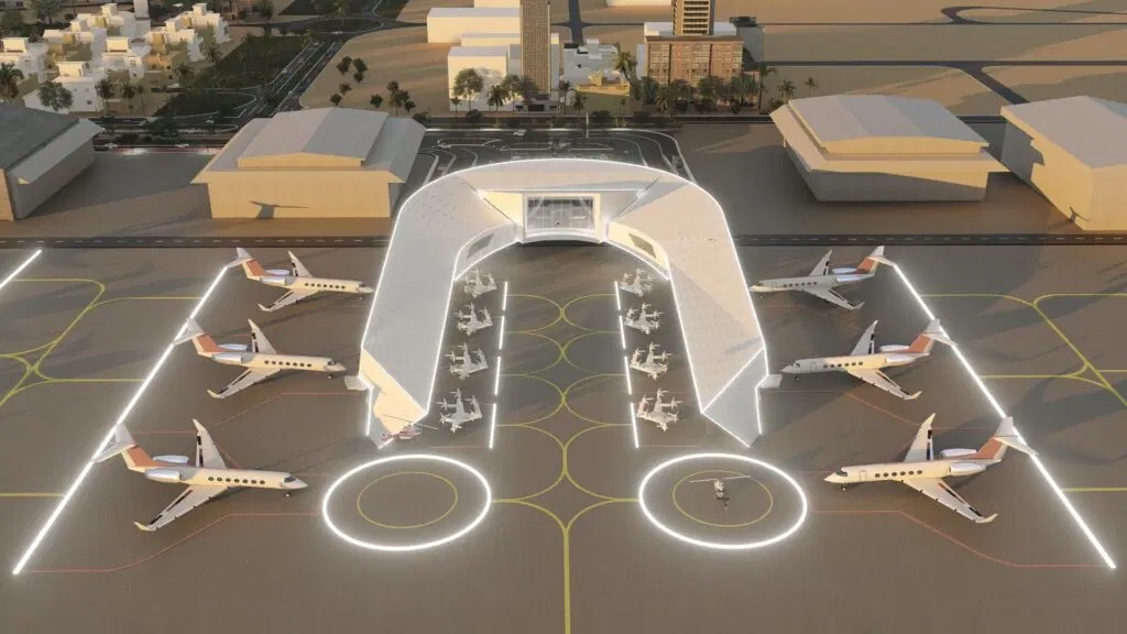 LODD и Skyports представили концептуальный дизайн вертипорта