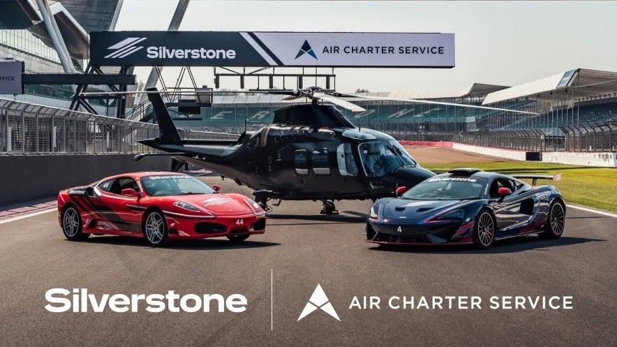 Air Charter Service объявляет о партнерстве с гоночной трассой Сильверстоун