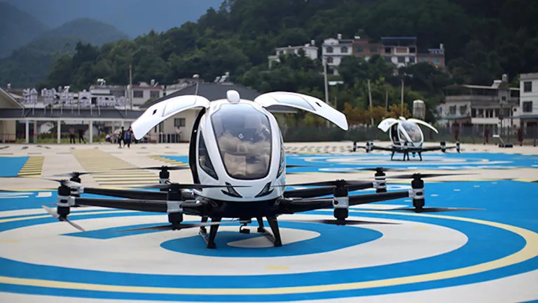 Начались поставки eVTOL EH216-S для коммерческой эксплуатации