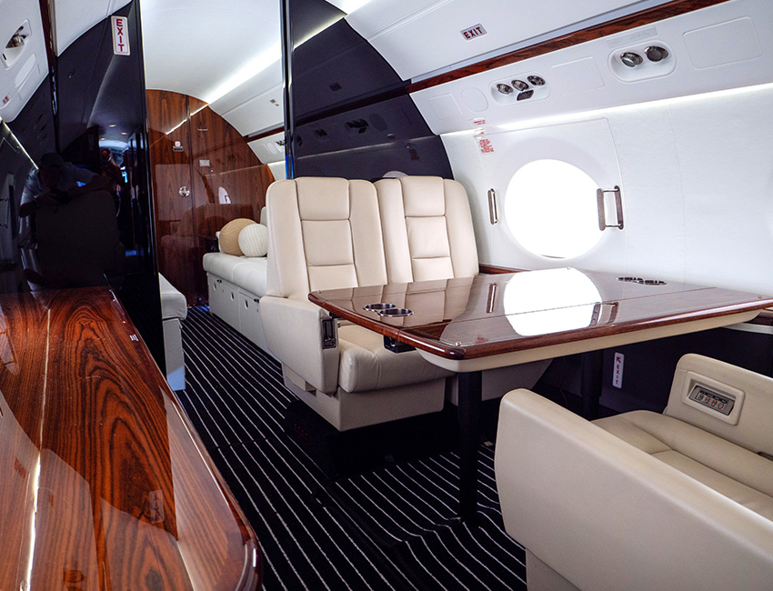 Skyside добавляет в парк Gulfstream G550