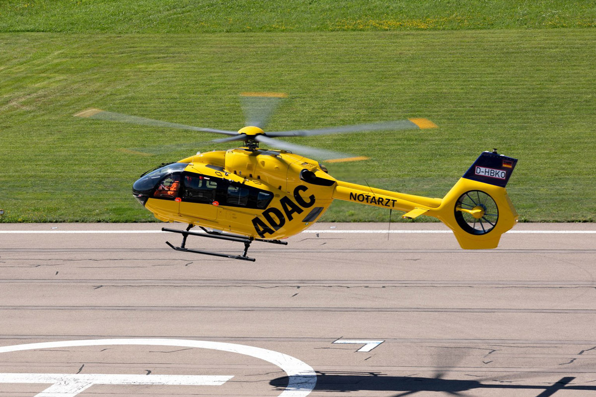 ADAC Luftrettung получает первые два пятилопастных H145