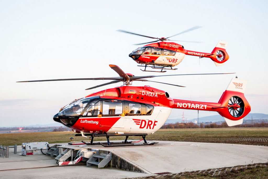 DRF Luftrettung начала эксплуатацию первого вертолета Airbus H145 с пятилопастным винтом