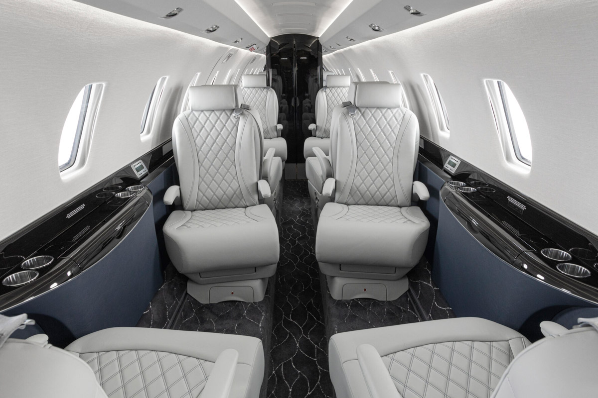 Duncan Aviation превратили интерьер Сitation X в шедевр