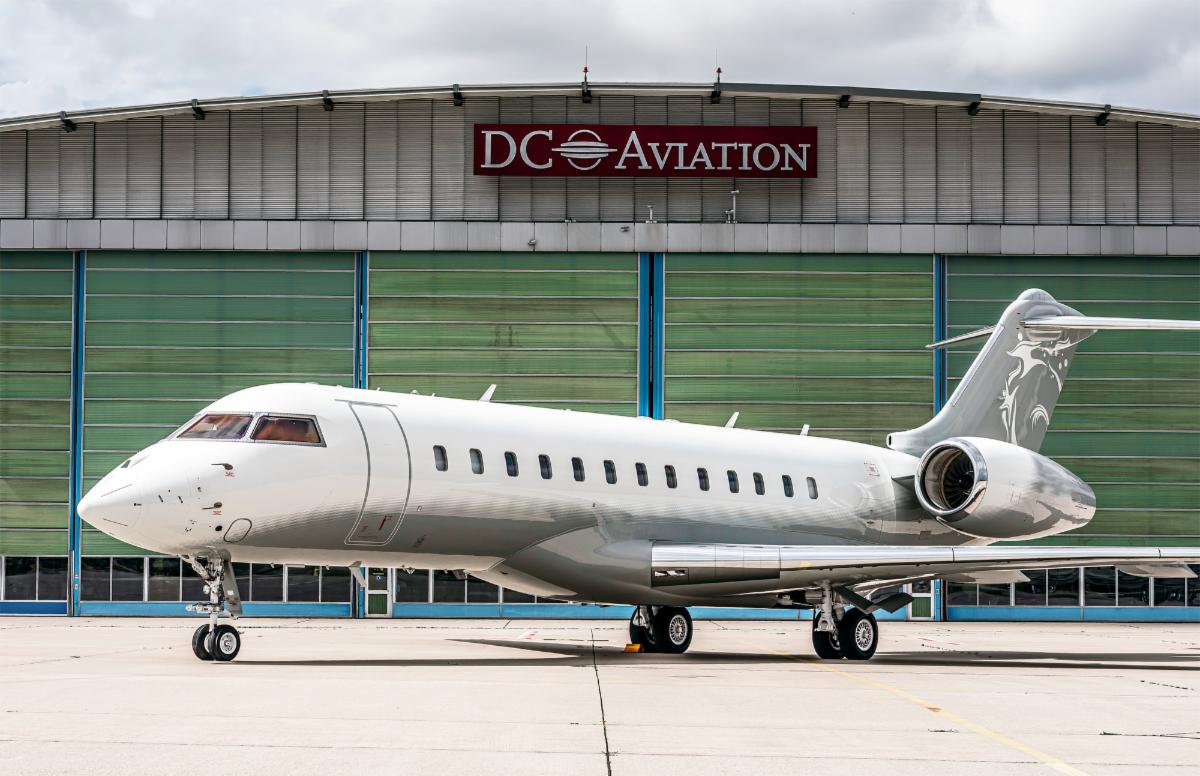 DC Aviation: завершена 10-летняя проверка Global 5000, включая обновление авионики и интернета