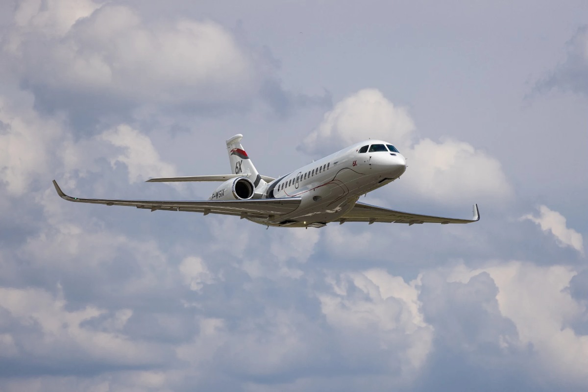 Falcon 6X одобрен для полётов в London City Airport