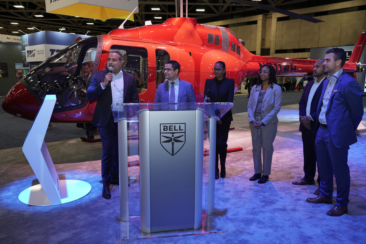 Bell 505 долетит до Западной Африки