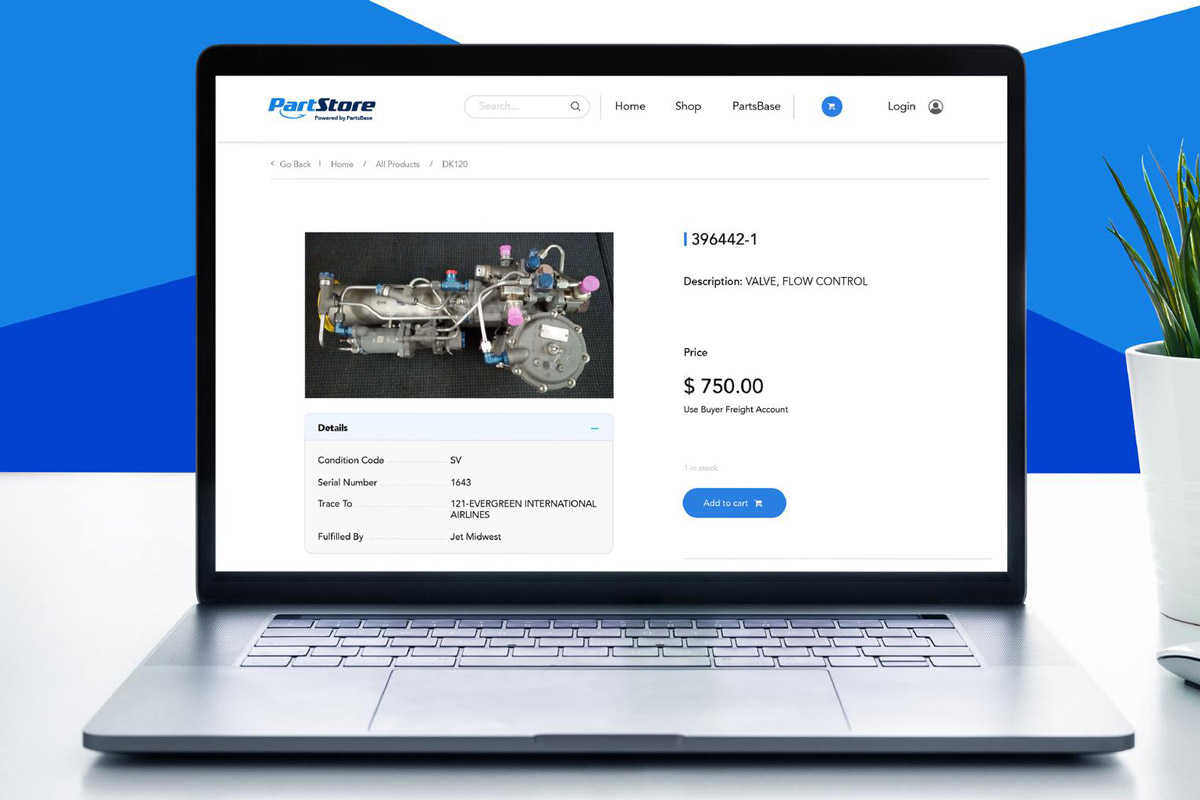 PartsBase обновляет свой интернет-магазин запчастей для самолетов
