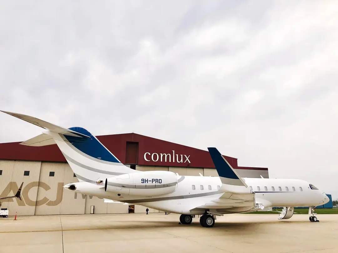 Comlux Malta получила новый Bombardier Global 6500