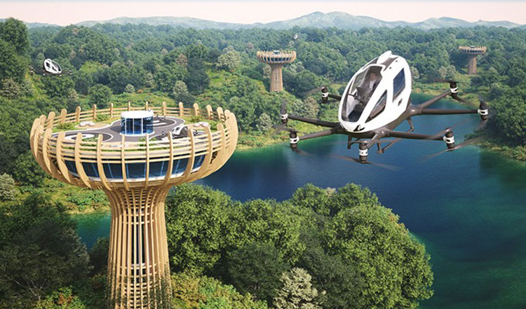 Реальный индекс и eVTOL индустрия