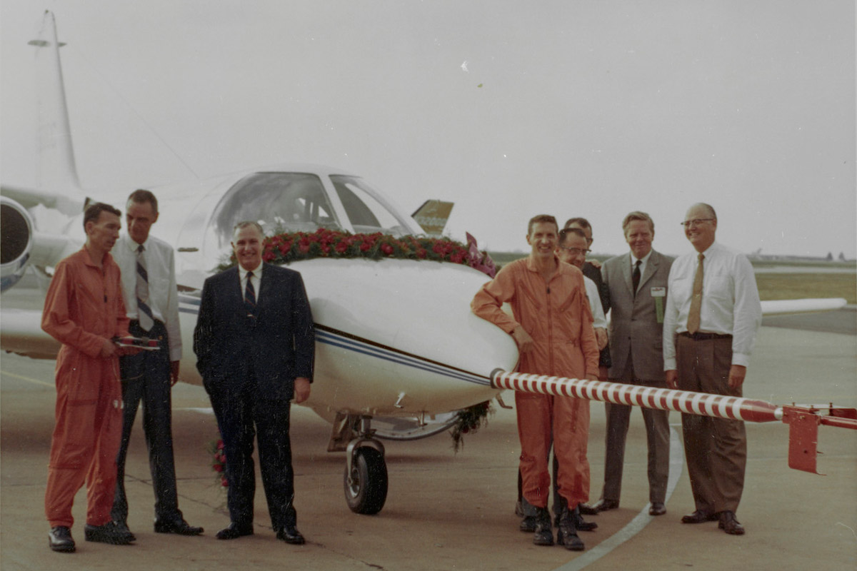 Cessna Citation 500 отмечает 50-летний юбилей получения сертификата типа