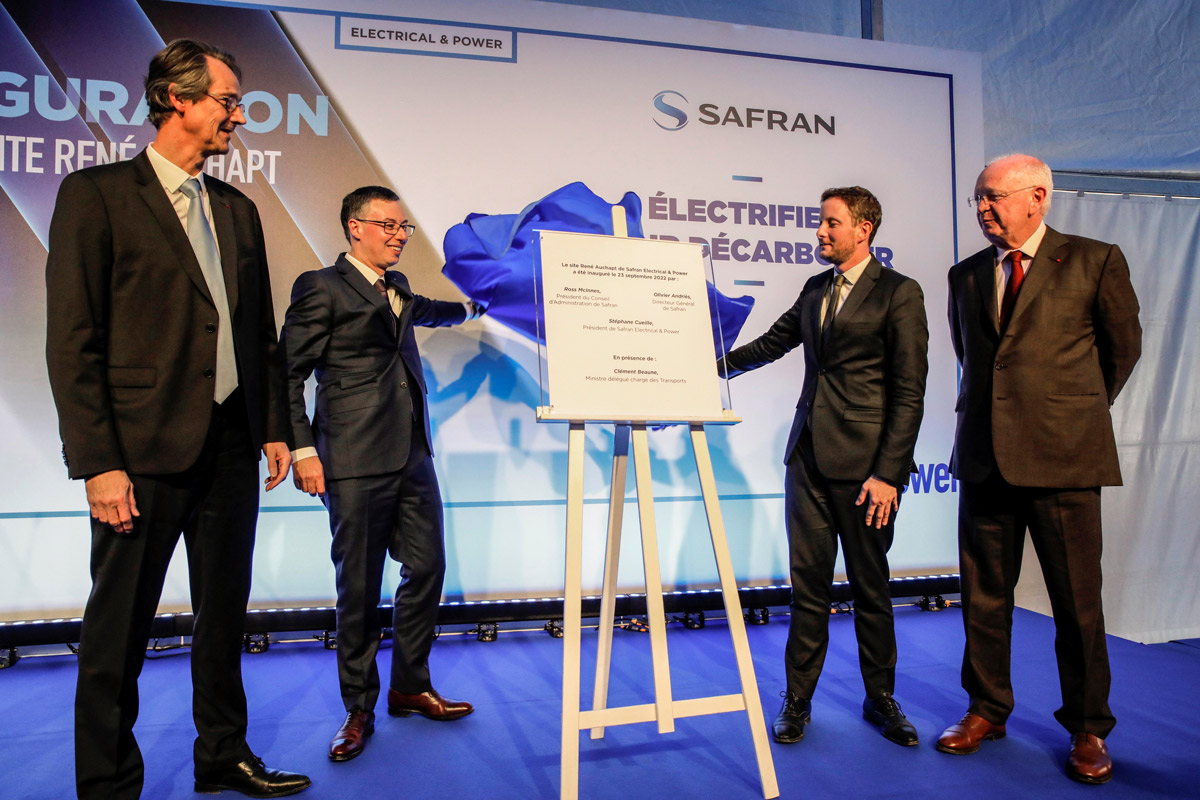 Safran открывает центр передового опыта электрических установок