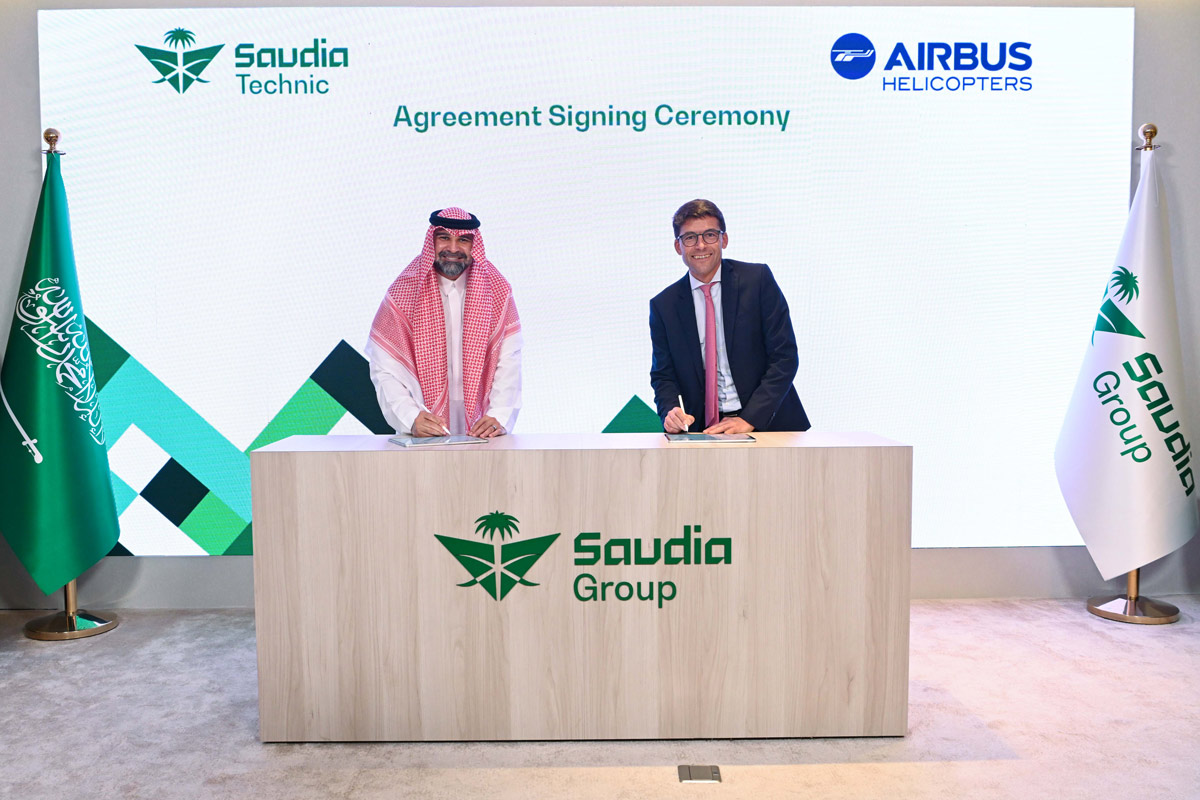 Saudia Technic становится первым авторизованным центром обслуживания Airbus Helicopters в Саудовской Аравии