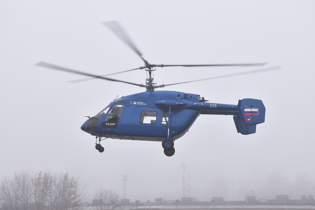 Модернизированный вертолет Ка-226Т совершил первый полет