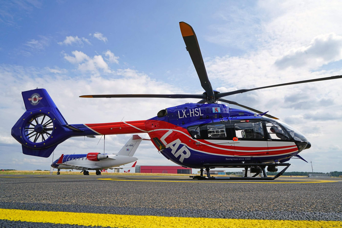 В Люксембург поставлен первый Airbus H145D3