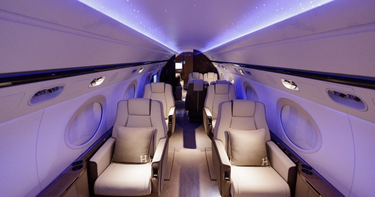 VIP Completions завершила реконструкцию G550 за восемь недель