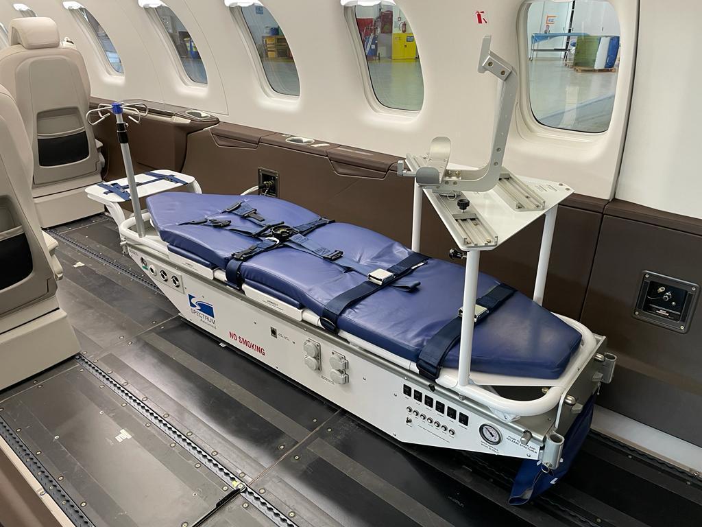 PC-24 одобрен для оборудования медпомощи Spectrum Aeromed