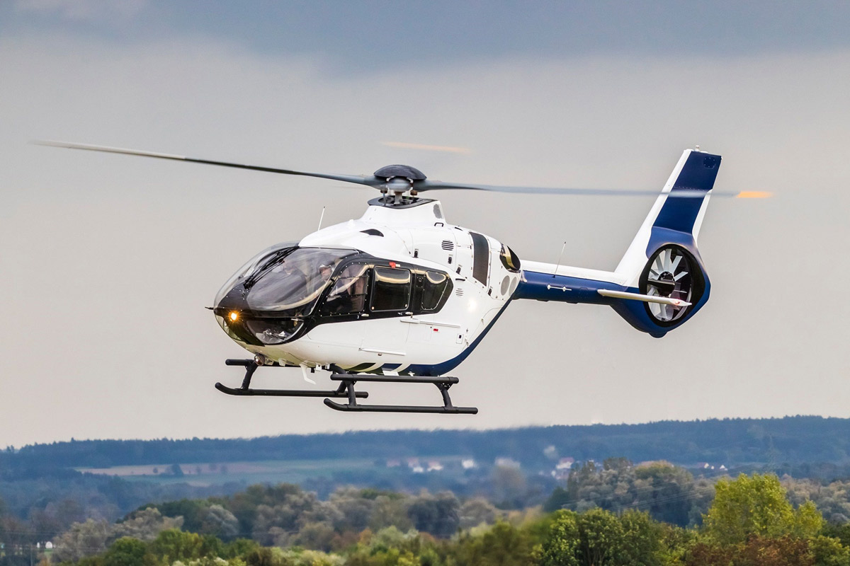 В России появился первый вертолет Н135 c системой Helionix