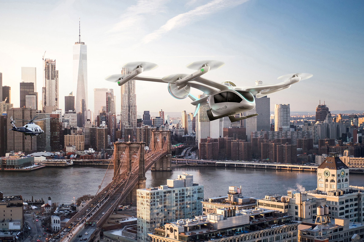 Halo заказывает 200 eVTOL Embraer Eve