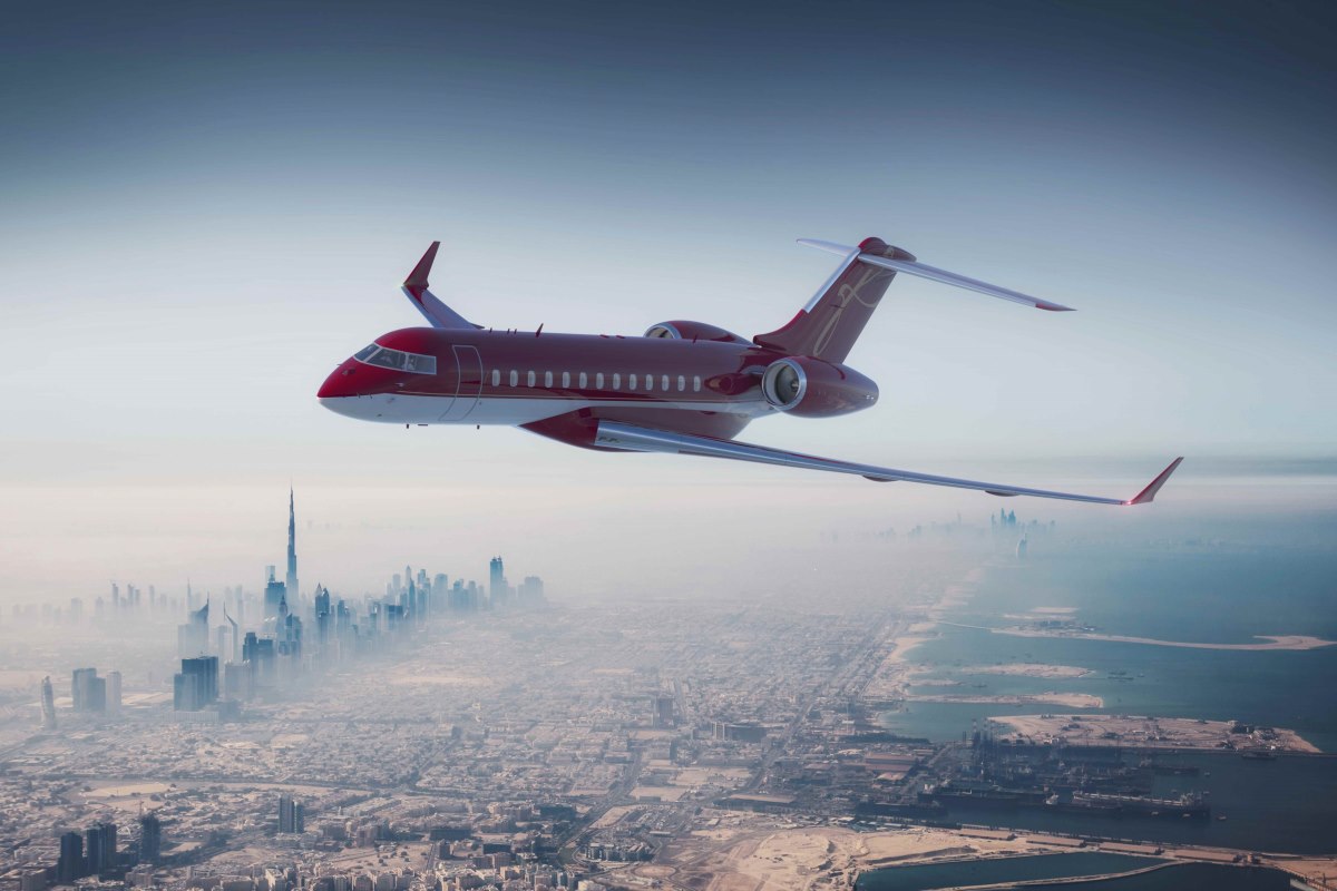 Falcon Luxe начал полеты на Bombardier Global 7500