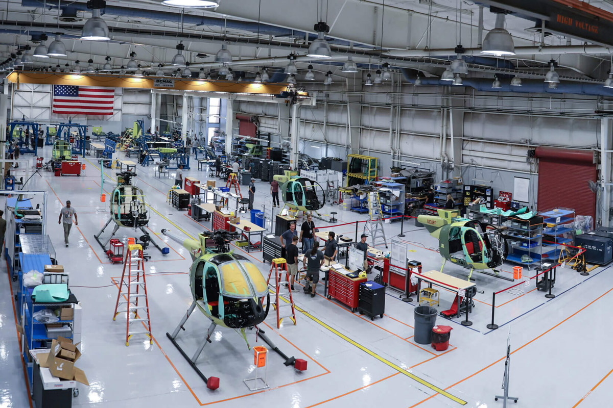 MD Helicopters отмечает рост через год после выхода из банкротства