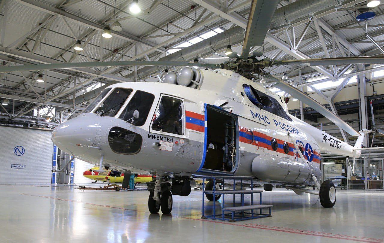 Ростех передал МЧС модернизированные Ми-8МТВ-1