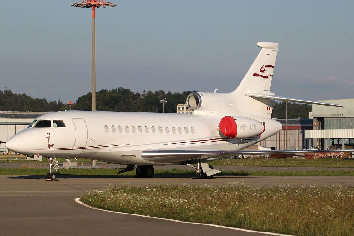 Швейцарская Cat Aviation выводит из эксплуатации последний Falcon 7X