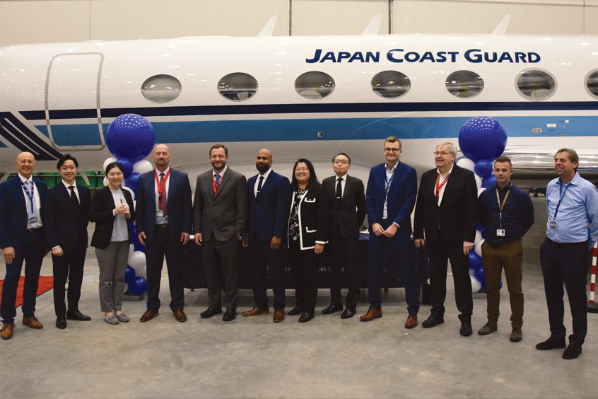 Fokker переоборудует Gulfstream G550 для береговой охраны Японии