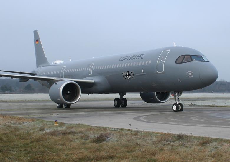 Конфигурация салона иллюстрирует гибкость A321LR ВВС Германии