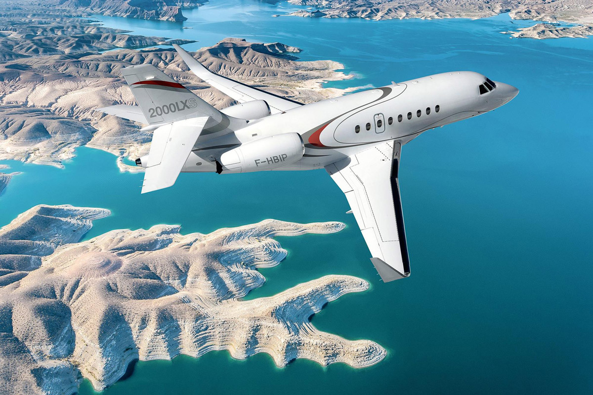 MHS Aviation заказывает новый Falcon 2000LXS